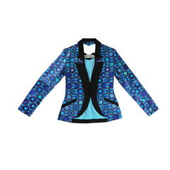 Aziz Blazer In Blue