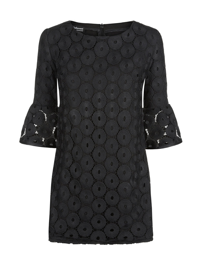 Ketta Lace Dress With Frill Sleeve