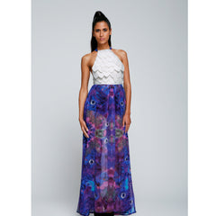 Grenadier Maxi Silk Dress