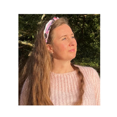 Morelle Knotted Silk Headband