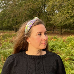 Tammy Knotted Silk Headband