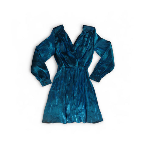 Vega Dress In Teal Colour