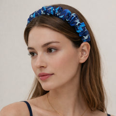 Aziz Scrunchie Silk Headband