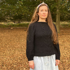 Calla Hank-Knitted Alpaca + Silk Jumper