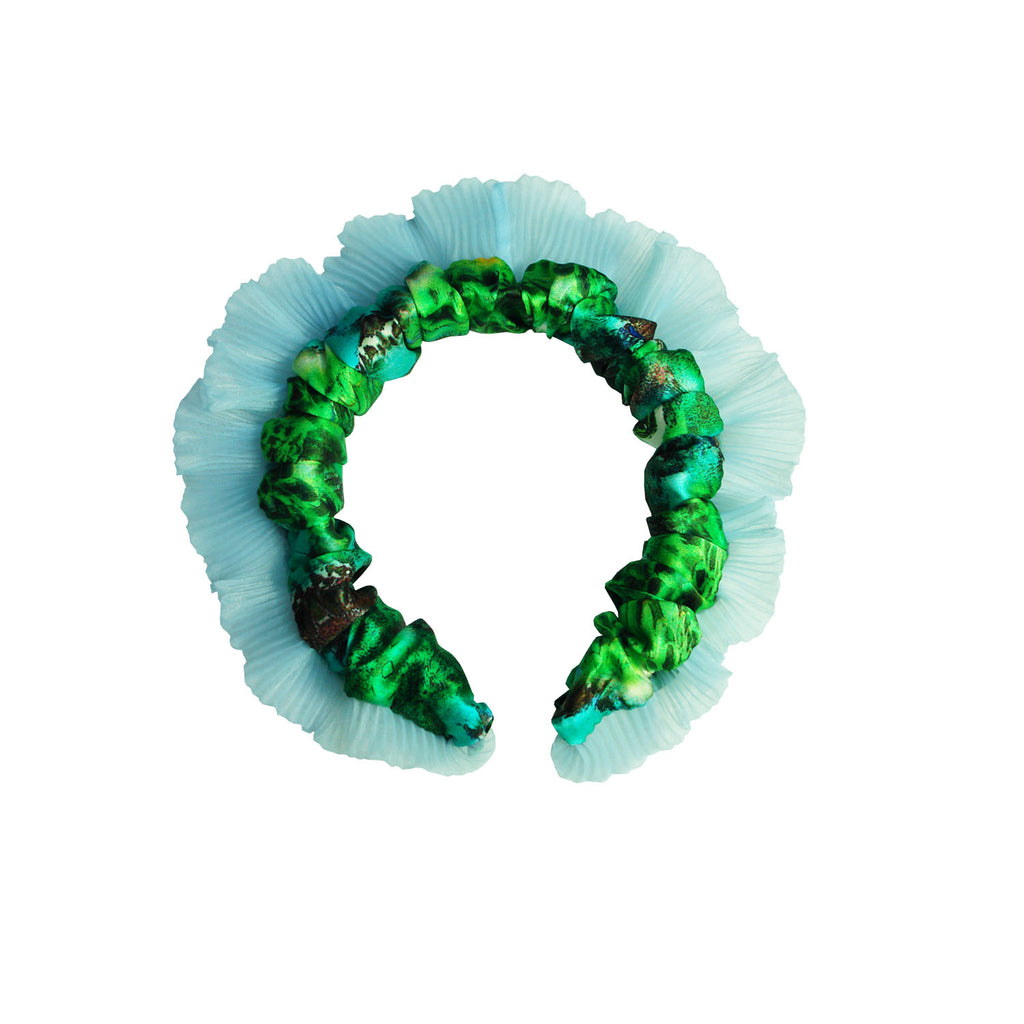 Motmot Headband In Green Colour