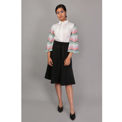 Oza Embroidered Cotton Shirt