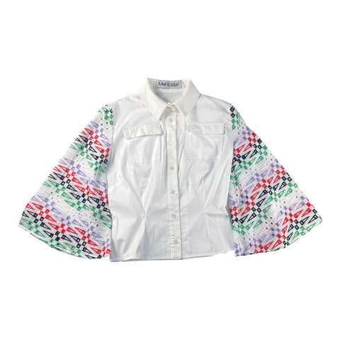 Oza Embroidered Cotton Shirt
